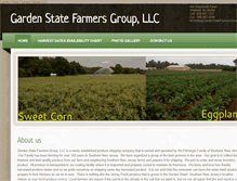 Tablet Screenshot of gardenstatefarmersgroupllc.com
